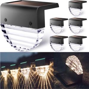 Solar Deck Lights, Outdoor Lighting Backyard Decor Outside Step Lights Garden